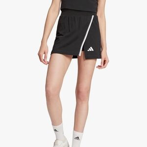 Adidas Women's Black Skort with White Accents